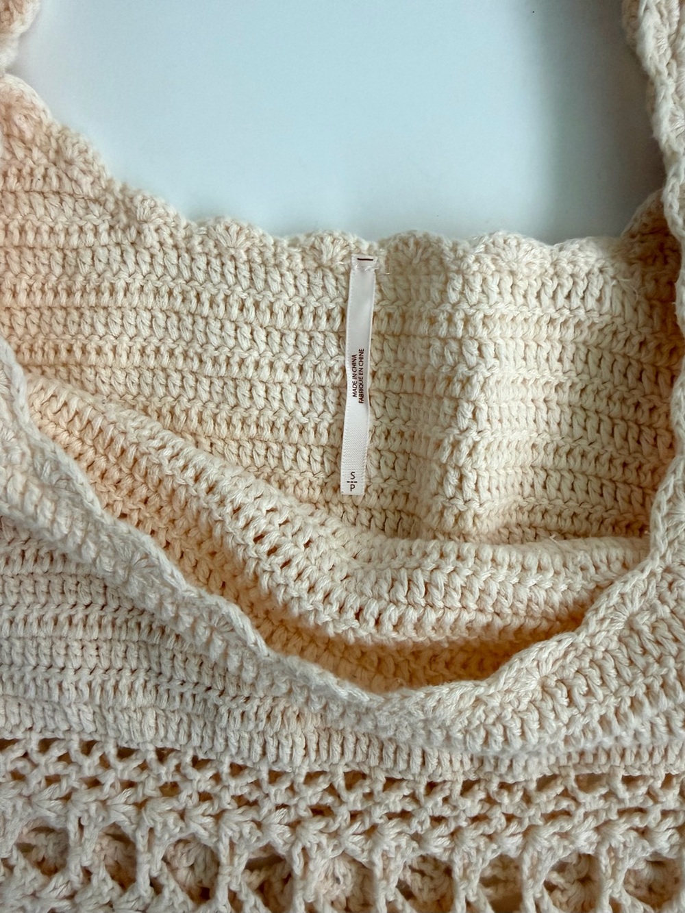 Free People 70s Style Crochet Knit Tank - Picture 2 of 5